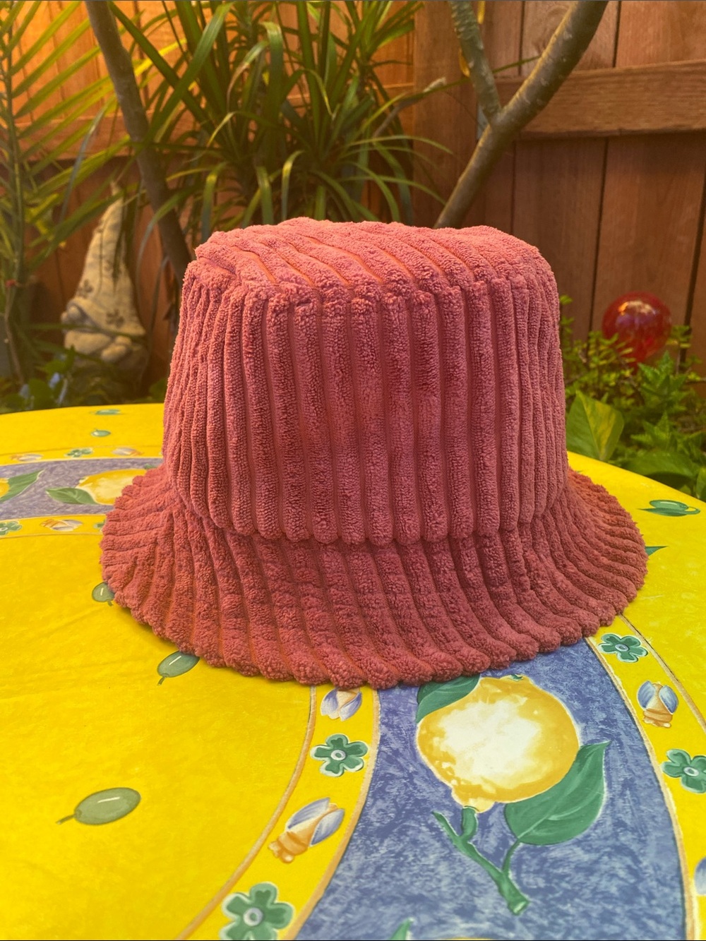 Urban Outfitters Corduroy-Style Pink Bucket Hat! One size Unisex!